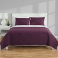thumbnail image 3 of Mainstays Diamond Pinsonic Quilted Pillow Sham, Purple, Standard/Queen, 2 Pack, All Ages, 3 of 6