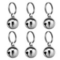 thumbnail image 1 of HLONK 6 Pcs Cloches Rondes en Métal pour Collier de Chat, 1 of 7