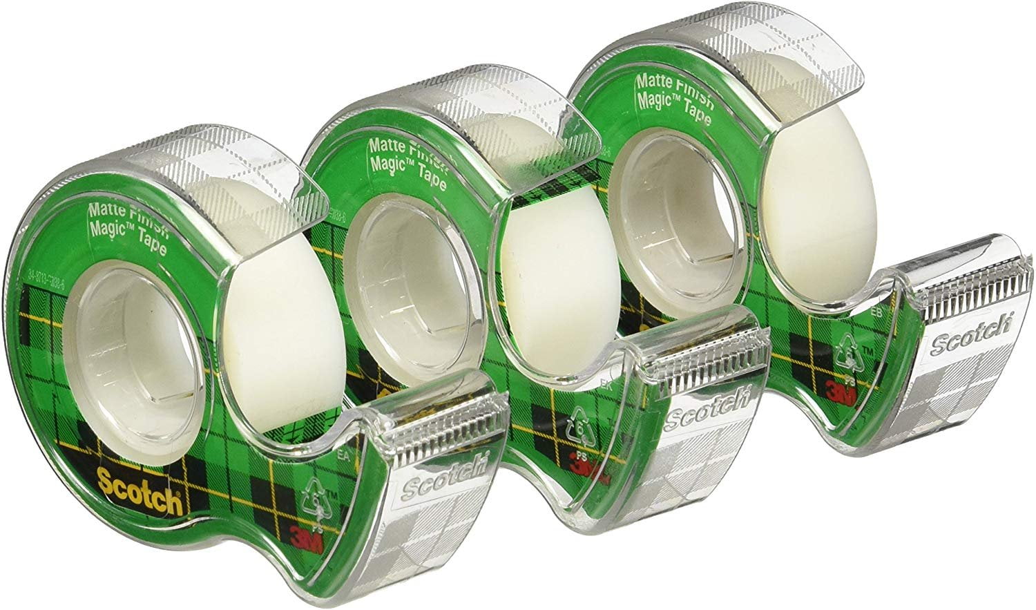 Boxed Wide Width 1 x 2592 Inches 3 Rolls 600-72-3PK Scotch Transparent Tape Engineered for Office and Home Use 