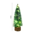 thumbnail image 3 of Mecorevxz Mini Christmas Tree with Lights,9.84 Inch Warm-Color Artificial Tabletop Small Christmas Tree with Wooden Base for Christmas Decorations, 3 of 9