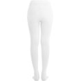 thumbnail image 3 of ORUYROP Women's Solid Colored Opaque Microfiber Footed Tights, 3 of 7