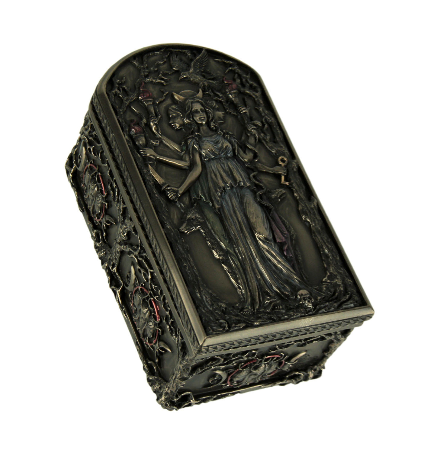 Veronese Design Hecate Triple Goddess Decorative Trinket Box