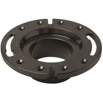 Oatey 43584 Closet Flange, 3 in Connection, ABS, Black