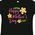 thumbnail image 4 of Inktastic Happy Mothers Day with Flowers Boys or Girls Toddler T-Shirt, 4 of 5
