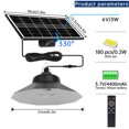 thumbnail image 1 of Lámpara de pared solar 98LED, luces regulables con sensor de movimiento para jardín doméstico B Sywqhk Para estrenar, 1 of 2