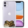 thumbnail image 1 of WIRESTER Transparent Soft Gel TPU Clear Case Slim Protective Cover for Apple Iphone 11 6.1" 2019, Spotted Leopard Frog, 1 of 3
