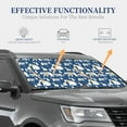 thumbnail image 4 of Saiise cute winter bear for Foldable Car Sun Shades (2-Pack) Offer Sun Protection with an Easy-fold Design for Convenient Windshield Shading-Medium, 4 of 6