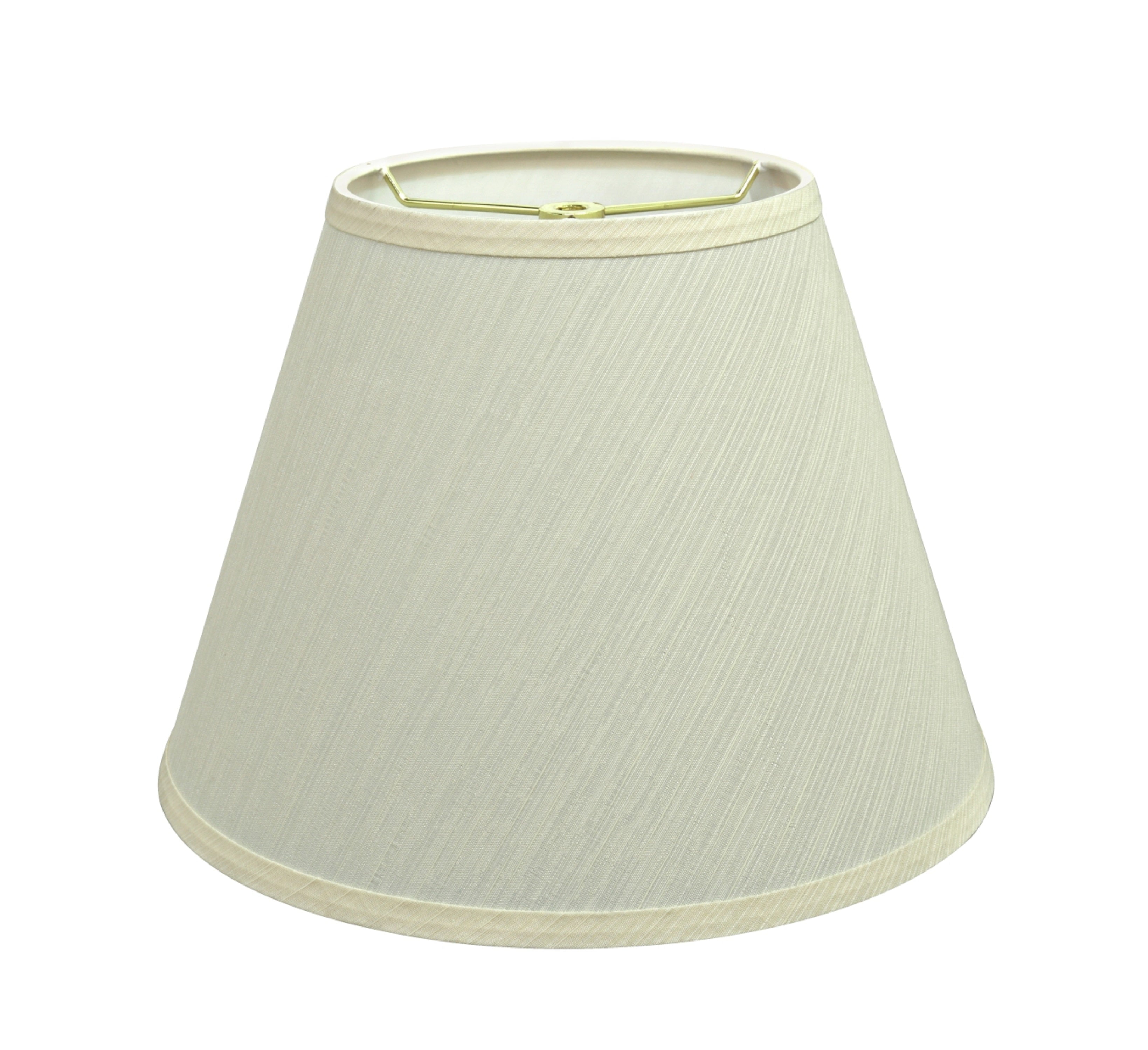 Aspen Creative 32684 Transitional Hardback Empire Shaped Spider Construction Lamp Shade in Eggshell, 13" wide (7" x 13" x 9 1/2")