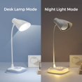 thumbnail image 2 of Desk Lamp, Battery Operated Table Lamp, USB Rechargeable Lamp, 3 Levels Brightness, Touch Control Bedside Lamps, Mood Light on Base, 2 of 4