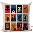thumbnail image 4 of Funda de cojín de terror de Halloween, funda de almohada decorativa para sofá de sala de estar, con diseño de Mona Lisa, Beetlejuice, 4 of 5