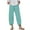Light Blue, variant on Lmnyox Summer Fashion Capri Pants for Women Baggy Straight Leg Capris with Pocket Lightweight Cropped Trousers