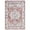 Beige/Rust, variant on SAFAVIEH Luna Damian Oriental Area Rug, Beige/Navy, 5'3" x 7'6"