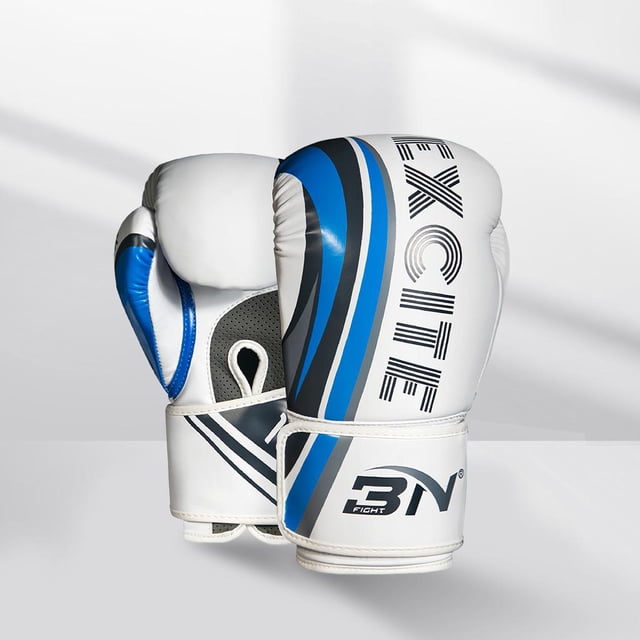 Guantes de Boxeo shamjiam PU Cuero 26x16 cm Blanco