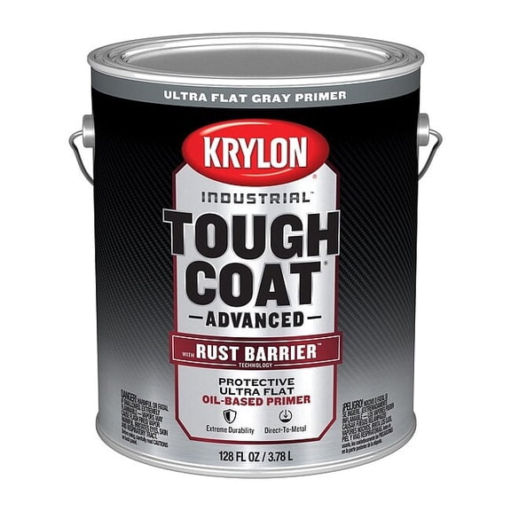 Krylon Primer,Flat Sheen,1 gal,Base Solvent K00821008