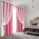thumbnail image 5 of ddioayh Curtains Double Layer Blackout Thermal Insulated with Star Lace Design 84x52in for Bedroom and Living Room Adjustable Light Control, 5 of 6