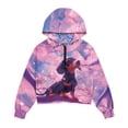thumbnail image 5 of Xixirimido Dachshund Dog Pink Clouds Pattern Kids Hoodies for Girls Half Zip Hoodie Sweatshirt 3D Graphic Long Sleeve Pullover Crop Tops with Pocket for Fall Winter Size 11-12, 5 of 7