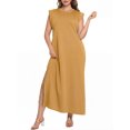 thumbnail image 2 of Cueply Women's Plus Size Maxi Dresses Casual Split Long Sleeveless Dress for Women with Pockets, 2 of 7