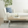 thumbnail image 3 of Soft Blue Textured Diamonds Throw Pillow, 3 of 4