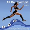 thumbnail image 4 of 2 Pairs Open Toe Zipper Medical Sport Copper Compression Socks With Anti-slip Silicone for Women & Men Circulation 15-20 mmHg is Best Support for Athletic Running Cycling, Nursing, Travel, 4 of 7