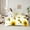 Yellow Green White, variant on Castle Fairy Boys Girls Swan Couple Twin Bedding Sets 7-Piece,Chic Nature Floral Lotus Bedding Comforter Set Microfiber,Romantic Valentine's Day Breathable Sheet Sets,Luxury Bedroom Decor,Reversible