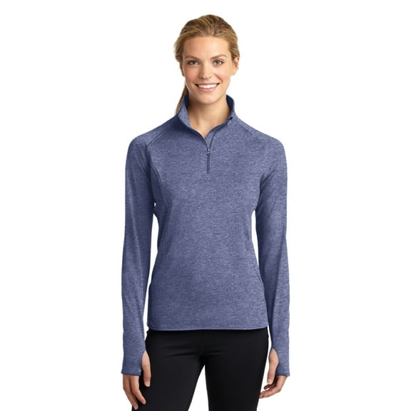 Sport-Tek WoMen's Sport-Wick Stretch 1/2-Zip Pullover - LST850