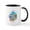 White/Black Inside, variant on CafePress - Furby Disco Ball - 11 oz Ceramic Mug - Novelty Coffee Tea Cup