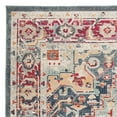 thumbnail image 5 of SAFAVIEH Merlot Connie Floral Bordered Area Rug, Navy/Aqua, 8' x 10', 5 of 7