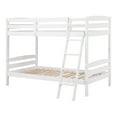 thumbnail image 3 of Furniture of America Karo Kids Solid Wood Twin-over-Twin Detachable Bunk Bed, White, 3 of 6