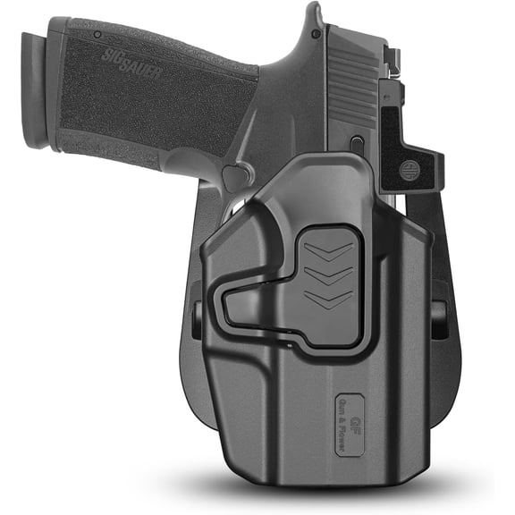 Polymer OWB Holster Fit Smith & Wesson M&P 9mm/.40 S&W Shield & M2.0 Trigger Lock System,Right Hand