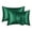 Green, variant on RFUGUG Set of 2 Luxury Silk Pillowcases - Premium 20*26in Satin Smoothness for Unmatched Comfort, Hypoallergenic, Easy Care, Elegant Addition to Your Bedding - Queen Size, Machine Washable