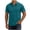 Green, variant on LODIENY Men's Waffle Golf T-Shirts Short Sleeve Collared Soft Fit Lightweight Tops Solid Color Button Down Classic Casual Performance Tees Army Green S