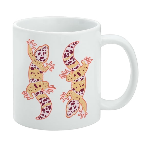 Leopard Gecko White Mug