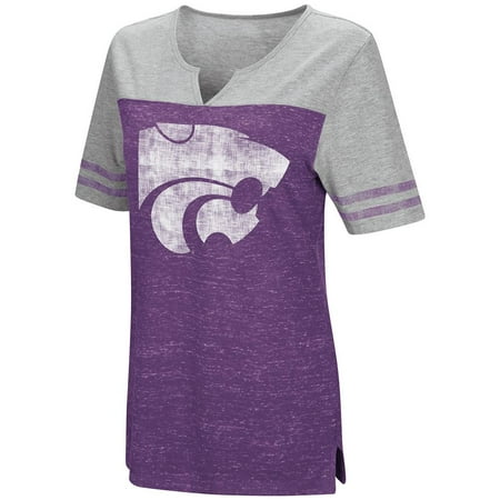State Wildcats Spring - Womens Kansas State Wildcats V-Neck Tee Shirt - S