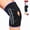 BLACK-BLUE, variant on HLTHZONE Adjustable Knee Brace with Side Stabilizers, Compression Knee Support for Meniscus Tear, Arthritis, ACL LCL Injury & Knee Pain Relief for Men & Women, Size L
