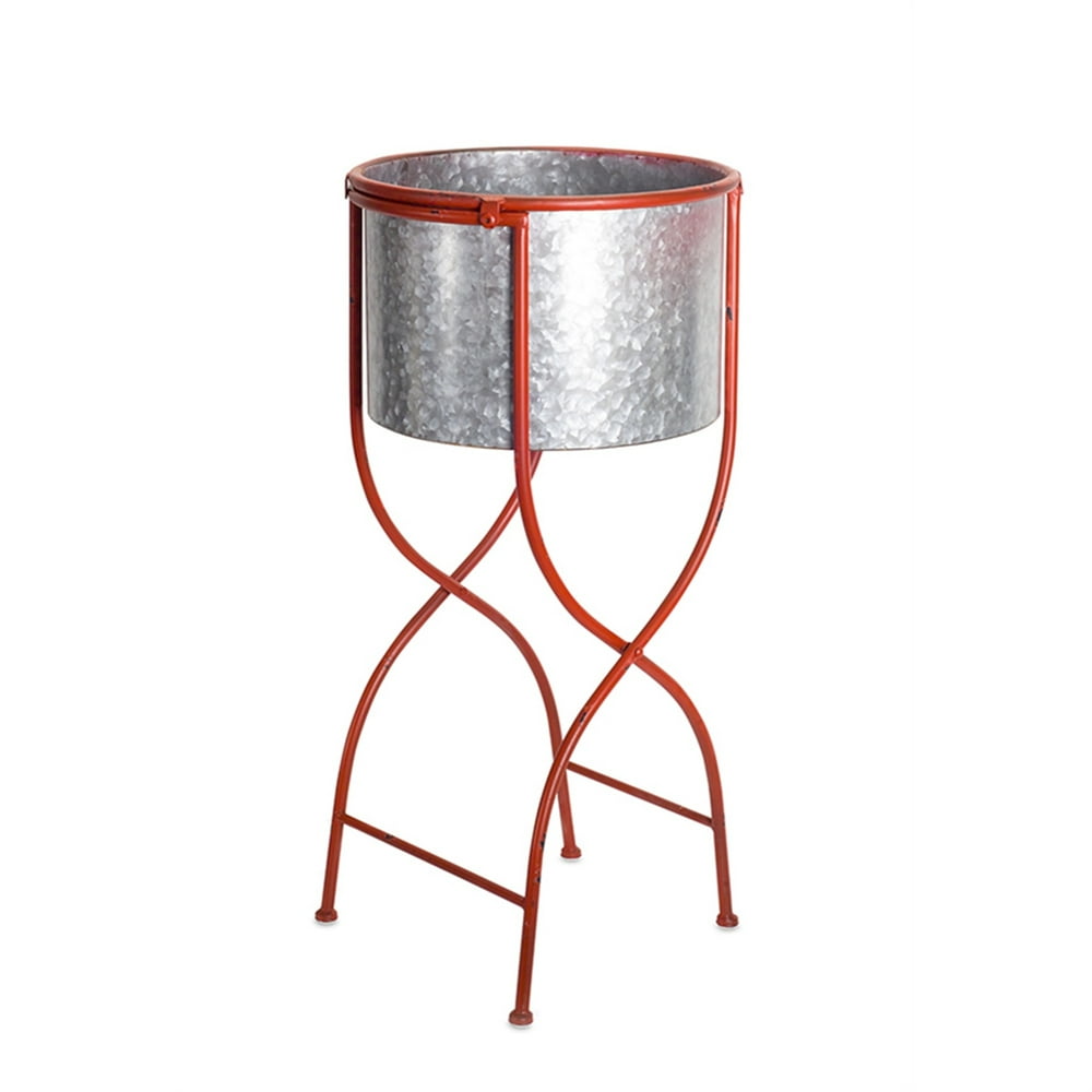 Tub on Stand (Set of 2) 29"H Metal