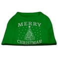 thumbnail image 4 of Christmas Screenprinted Dog Shirt, "Shimmer Christmas Tree", 4 of 11