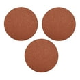 thumbnail image 1 of Furnish My Place Modern Plush Solid Rust Color Rug - Pets and Kids Friendly Rug, Indoor/Outdoor Mat, Area Rugs Great for Kids, Pets, Event, Wedding, Living Room, Made in USA, 3' Round - Set of 3, 1 of 12
