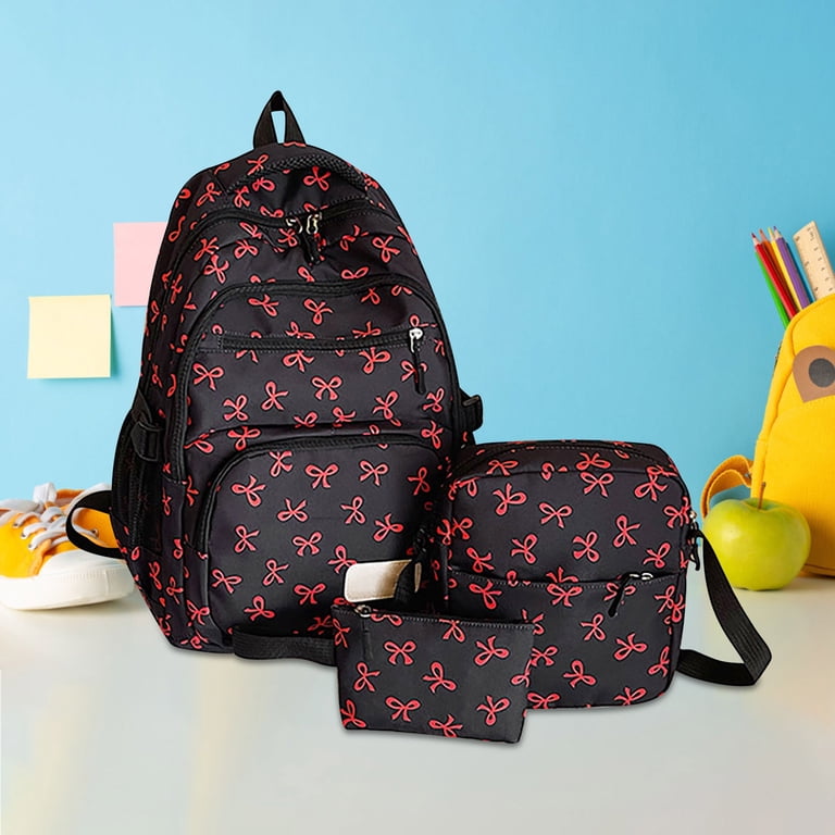 Bow Backpack 3pcs Set , Backpack with Bows, College Style  display picture 1