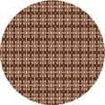 thumbnail image 1 of Ahgly Company Machine Washable Indoor Round Transitional Brown Sand Brown Area Rugs, 5' Round, 1 of 7