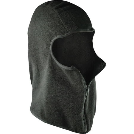 Zan Headgear Microfleece Balaclava with Zipper - Black