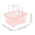 thumbnail image 2 of unbranded Cesta Organizadora Rosa Con Asa Para Mantener Espacio Limpio En, 2 of 8