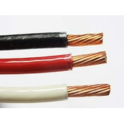 AC/DC Wire And Supply 50' EA THHN THWN 6 AWG Gauge Black White Red Stranded Copper Building Wire