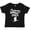 AB-Black, variant on Future Skier Childs Skiing Boys or Girls Toddler T-Shirt