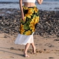 thumbnail image 6 of Sunflower Stylish Chiffon Beach Dresses for Women - t for Fun in the Sun on the Shore, 6 of 6