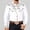 White, variant on Men's Western Shirt for Daily Casual Wear with Long Sleeve Embroidery and Front Pockets Slim Fit Button-Down Everyday for Men