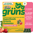thumbnail image 3 of Gruns Kids Superfood Greens Multivitamin Gummies with 4g of Fiber for Ages 2+, 12 Count, 3 of 11