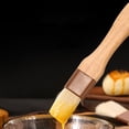 thumbnail image 2 of 2Pcs Baking Cooking Basting Brush Pastry BBQ Marinade Kitchen Oil Brush with Wood Handle, 2 of 6