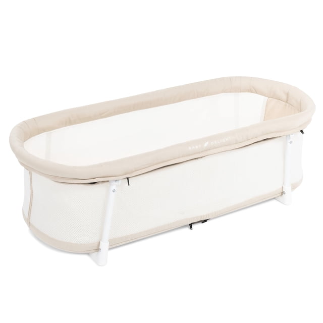 Moisés portátil Baby Delight Snuggle Nest, orgánico color avena