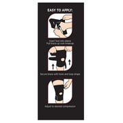 (3 pack) Equate Adjustable Knee Support with Compression for Pain Relief, One Size Fits Most