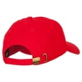 thumbnail image 4 of Nevada Sagebrush with Map Embroidered Unstructured Washed Cap - Red OSFM, 4 of 5